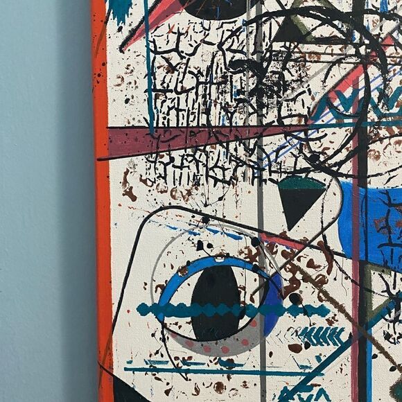 ABSTRACT PAINTING 16x20   - Picture 5 of 5